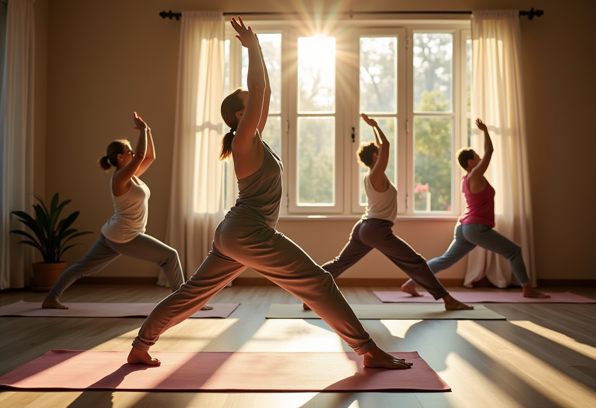 Групове заняття йогою